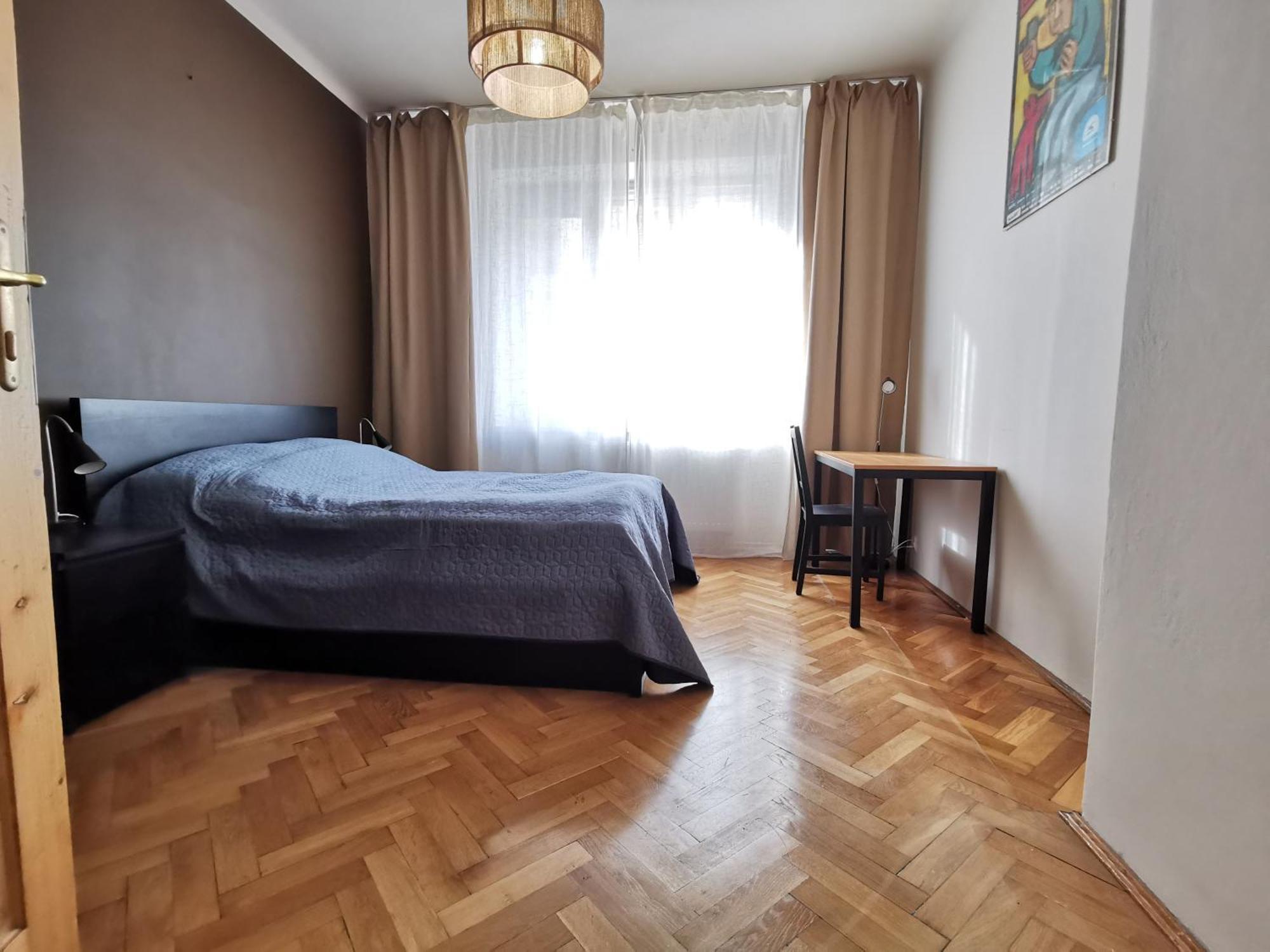 Cozy Spacious Apartment With Balcony Cracovia Esterno foto