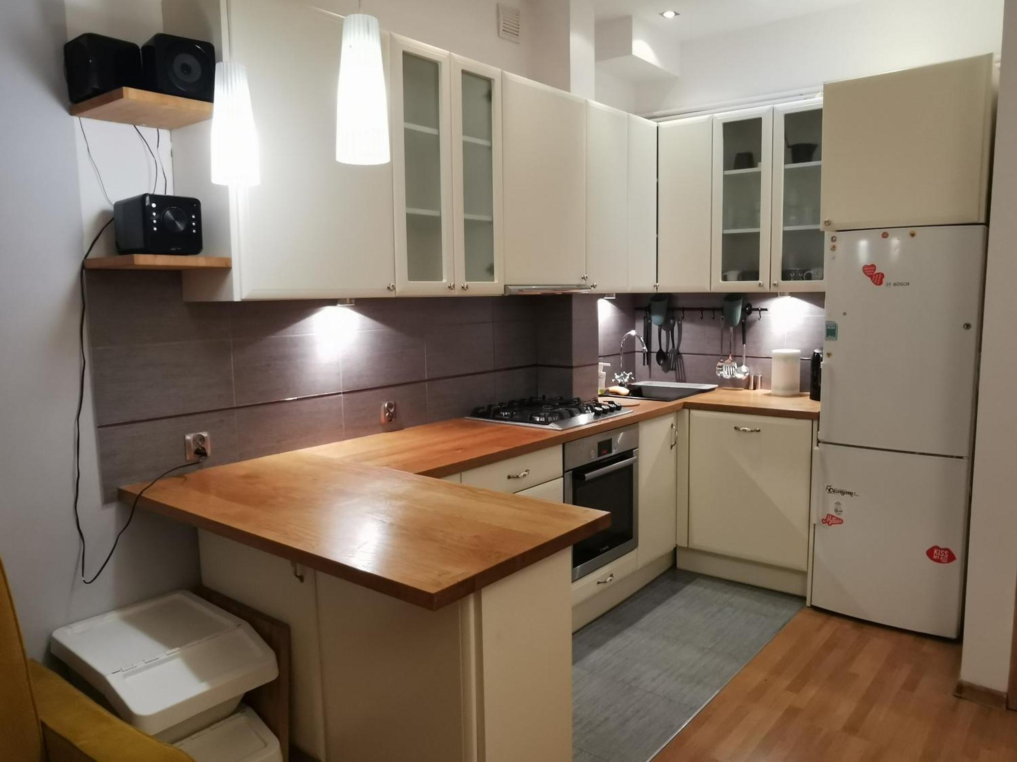 Cozy Spacious Apartment With Balcony Cracovia Esterno foto