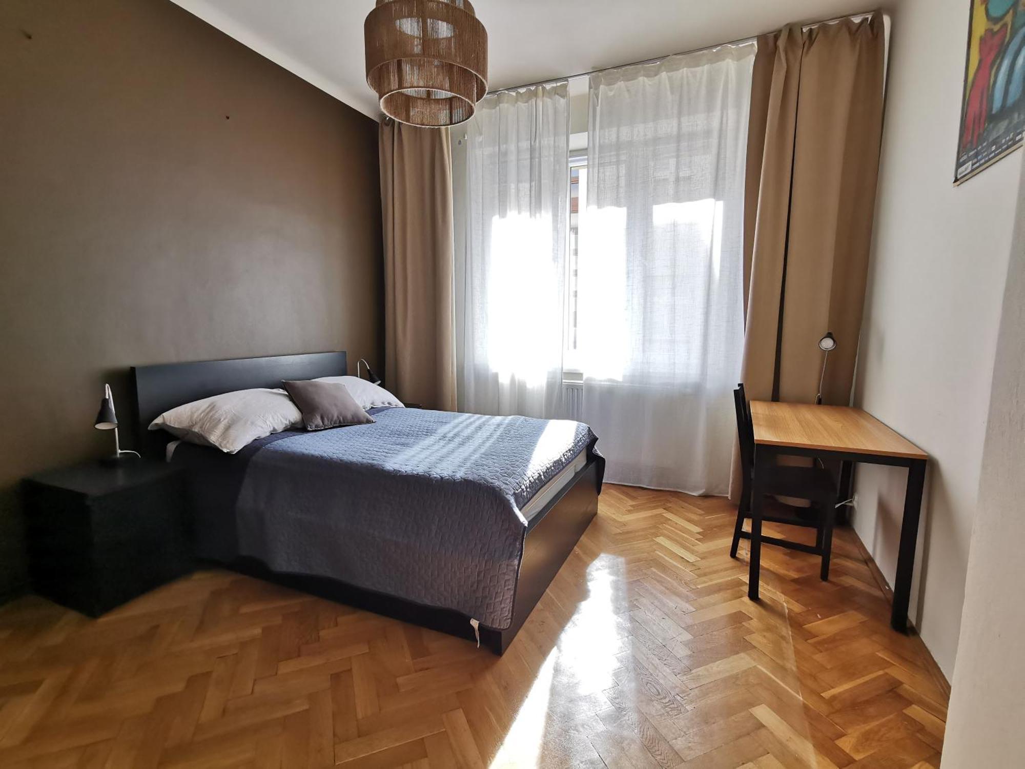 Cozy Spacious Apartment With Balcony Cracovia Esterno foto
