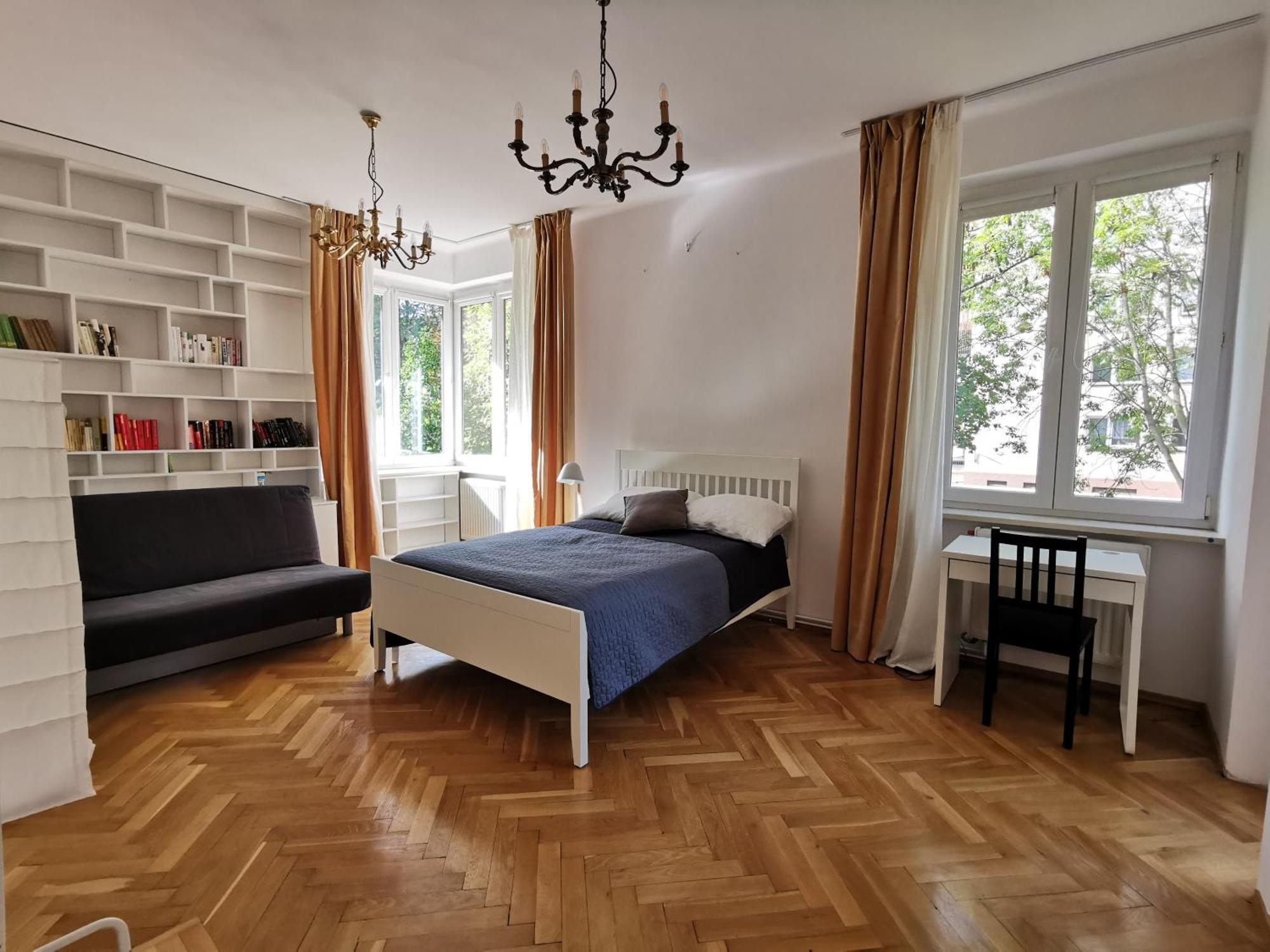 Cozy Spacious Apartment With Balcony Cracovia Esterno foto